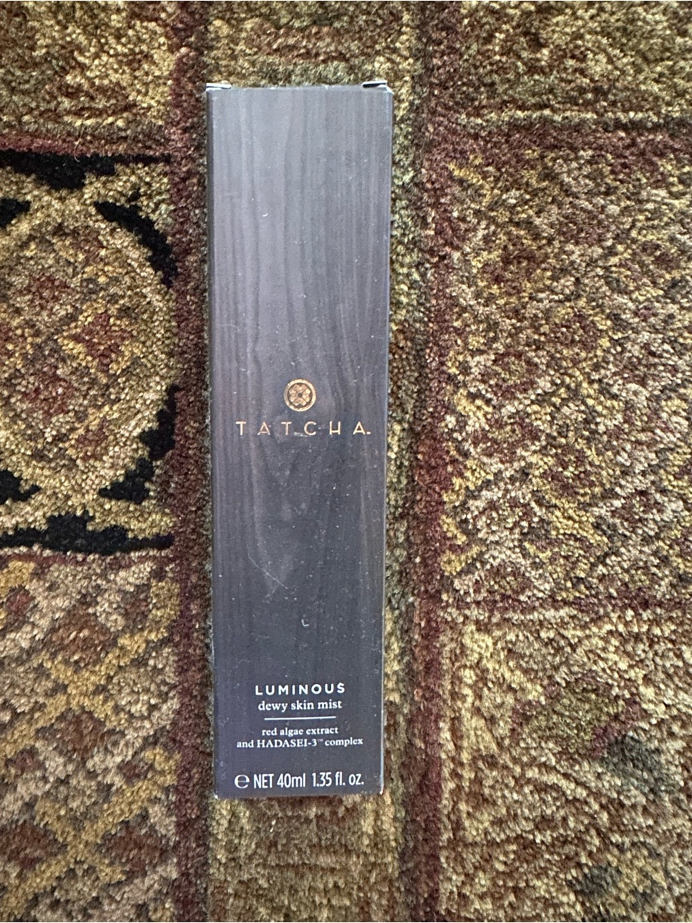 Tatcha Luminous Dewy Skin Mist in Black and Gold Accents